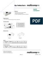 Multilayer Chip Inductors: Features