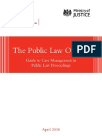 Public Law Outline