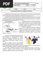 2° Prova de Religião 9° Ano JHC