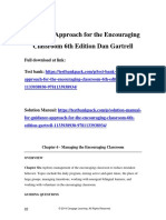 Guidance Approach For The Encouraging Classroom 6th Edition Dan Gartrell Solutions Manual Download