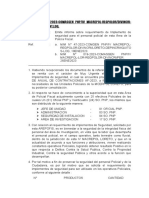 Informe de Adquisicion de Seguridad y Material de Limpieza