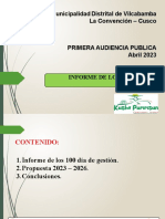 Audiencia Pública - Abril 2023