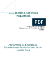 Emergências e Urgências Psiquiátricas