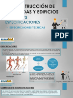 Especificaciones Diapositivas