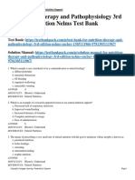 Nutrition Therapy and Pathophysiology 3rd Edition Nelms Test Bank 1