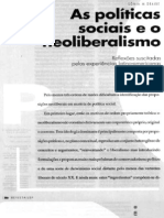 As Políticas Sociais e o Neoliberalismo