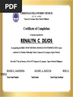 CFC Hermeneutics Certificate