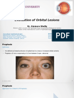 Evaluation of Orbital Lesions by Dr. Ummara Shafiq