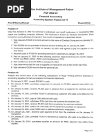 Accounting Equations Problem Set 1