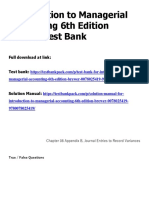 Introduction To Managerial Accounting 6th Edition Brewer Test Bank Download