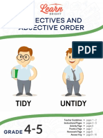 Adjectives and Adjective Order