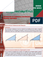 SEMANA 3 A PRE - Sesión 3.1 - Resolución de Triángulos Rectángulos 2022-2