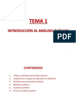 Características Del Análisis Químico