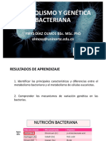 Metabolismo - Genética Bacteriana - 202210