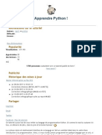 Apprendre Python