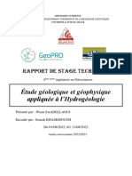 Rapport de Stage Géophysique Wiem SAADELLAOUI