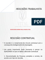 4 - Rescisões Trabalhista