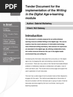 E-Learning Tender Document