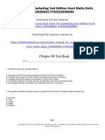 Marketing 2nd Edition Hunt Test Bank Download