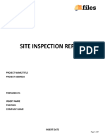 Site Inspection Report 1az7hy