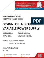 ECE422 Project Design - Power Supply - Castillo, CRC, Marasigan, AA., Umali, GCD, Villapando, ZMB