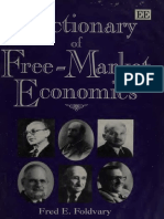 Dictionary of Free-Market Economics - Fred E. Foldvary