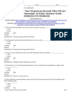 New Perspectives Microsoft Office 365 and Access 2016 Intermediate 1st Edition Shellman Test Bank Download