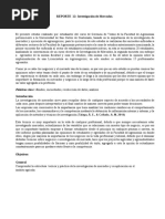 Reporte 12 Investigación de Mercados