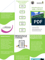 1.4 - Tríptico Sobre La UANL y La Facultad de Derecho y Criminología.