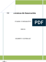 Cuadro Comparativo de Las Técnicas de Innovación