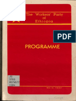 The Workers' Party of Ethiopia. Programme (Coll.) (Z-Library)