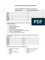 Examen Mensual de Razonamiento Verbal