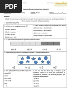 Evaluación de Matemática Razones 6° Basico