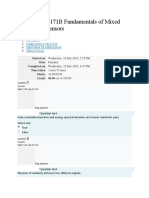 Fundamentals of Mixed Signals and Sensors Midterm Exam