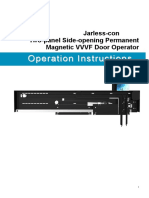 EL Car Door Operator (Side Open) Manual