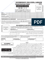 Registration Form Humanities