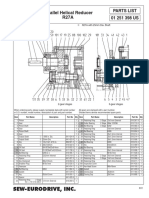 Sew-Eurodrive, Inc.: Parallel Helical Reducer R27A