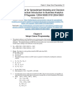 Spreadsheet Modeling and Decision Analysis A Practical Introduction To Business Analytics 7th Edition Cliff Ragsdale Solutions Manual Download