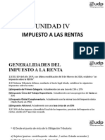 Derecho Tributario Udp 2023 - Unidad Iv - Renta