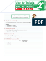 Probabilidades para Segundo Grado de Secundaria