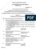 CHEN 2102 Chemical Engineering Fluid Mechanics