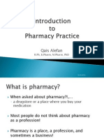 Introduction To Pharmacy Practice