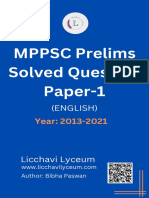 Book MPPSC Prelims Solved Paper