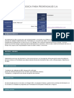 ProntaSalud Propuesta