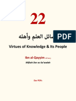 22 Virtues of Knowledge & Its People - Ibn Al-Qayyim