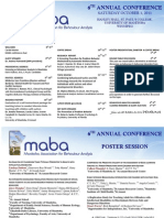 2011 - Maba Conference Program Final