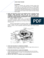 Assignment No.2 Steam Turbines