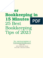 Better Bookkeeping in 15 Minutes 2023