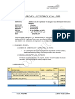 1propuesta Tecnica - Economica Diseño Estructural de Covertura de Metal