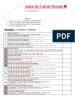 Programmation Calcul Mental P1